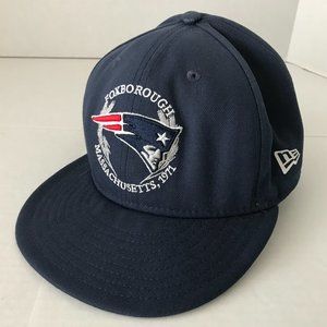 New England Patriots Draft Day Cap 100 NFL Foxborough MA 1971 New Era Sz 7 1/8